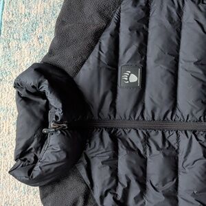 Alaskan Hardgear Duluth Trading Co. Goose Down Puffer Jacket Coat Black Men's La